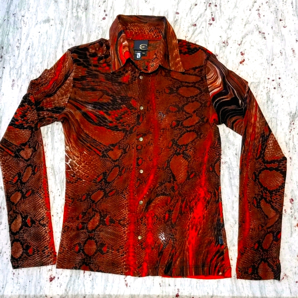 Roberto Cavalli Animalia print Shirt